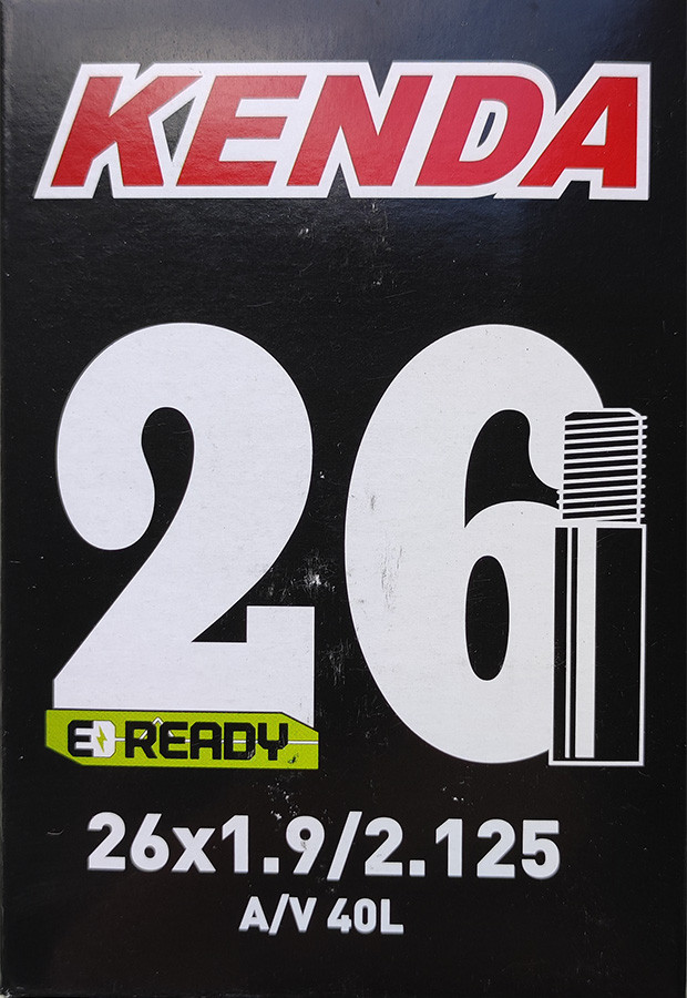 Камера велосипедна Kenda 26 x 1,90 / 2,125 AV вентиль 40 мм, у коробочці