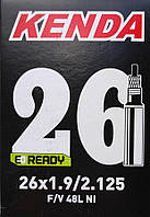 Камера велосипедная Kenda 26 x 1,90 / 2,125 FV вентиль Presta 48 мм