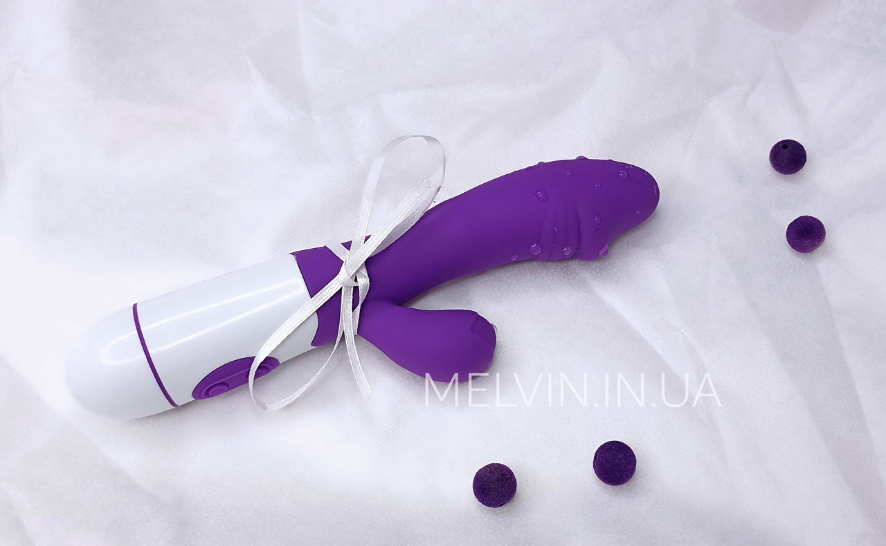Вібратор подвійний акумуляторний. Кліторально вагінальний вібростимулятор