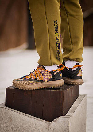 Зимові Кроссівки Nike Acg Mounth Fly Low Fossil / Найк АCГ Моунт Низькі Коричневі, фото 1