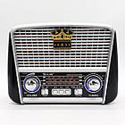 Радіоприймач акумуляторний 3в1, з Bluetooth, ліхтарем, / Фм радіоприймач / Портативний радіоприймач, фото 3