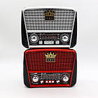 Радіоприймач акумуляторний 3в1, з Bluetooth, ліхтарем, / Фм радіоприймач / Портативний радіоприймач, фото 2
