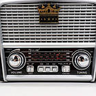 Радіоприймач акумуляторний 3в1, з Bluetooth, ліхтарем, / Фм радіоприймач / Портативний радіоприймач, фото 4