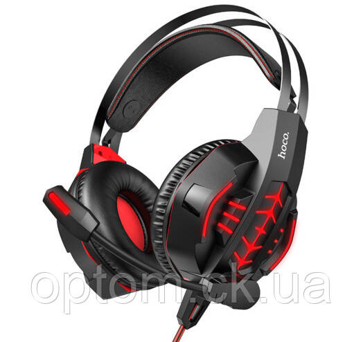 Навушники HOCO W102 Gamind Red