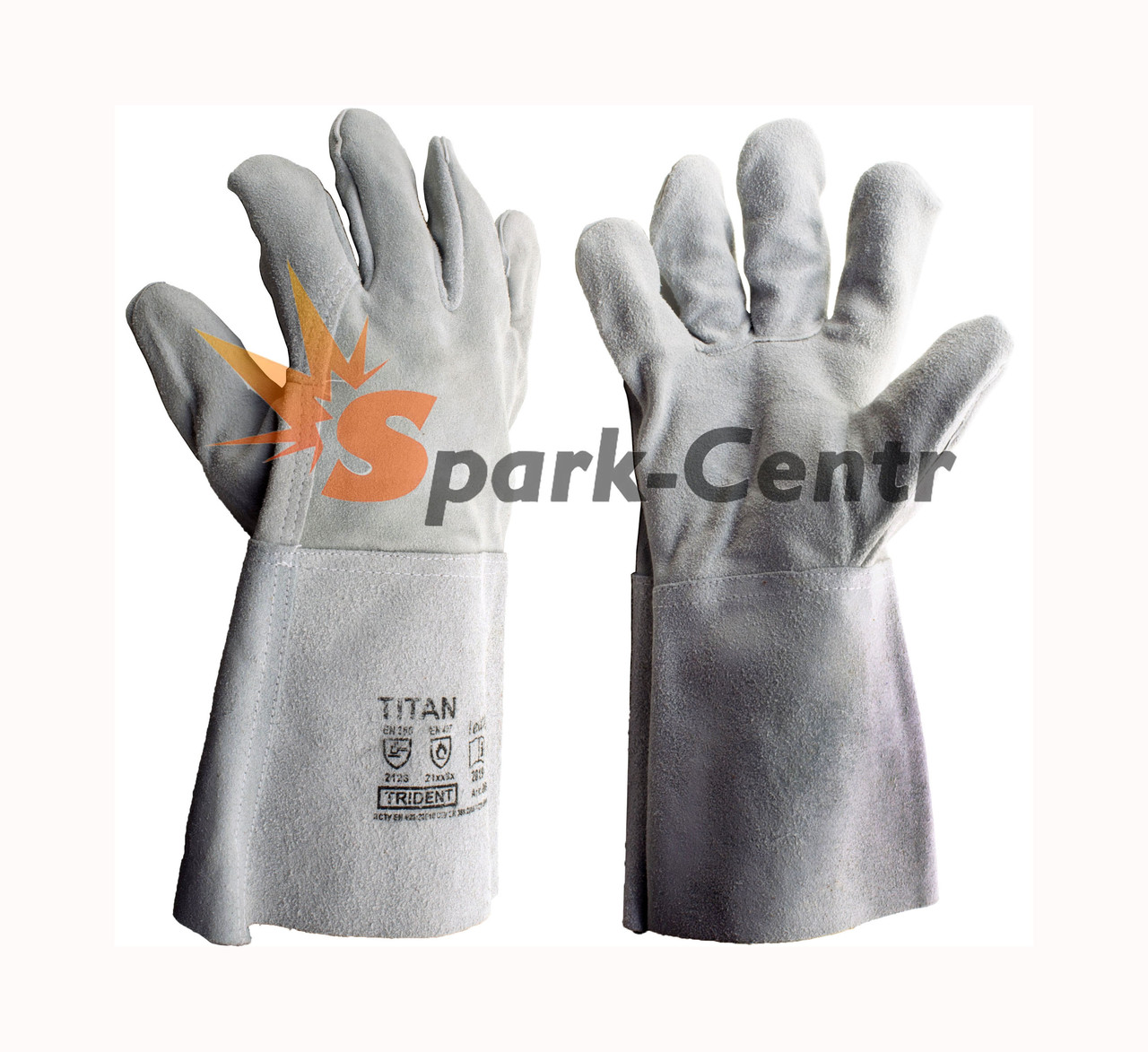 Краги зварника без підкладки для MMA і MIG/MAG до 200А - фото 1 - id-p1277445902