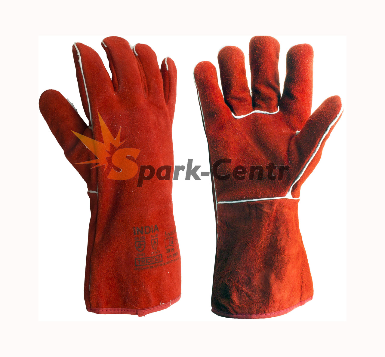 Краги зварника з підкладкою для MMA та MIG/MAG до 300А, фото 1