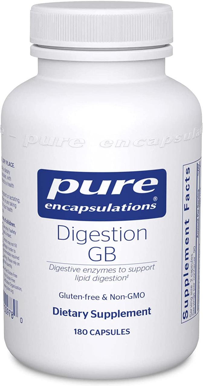Pure Encapsulations Digestion GB / Травні ферменти 180 капс