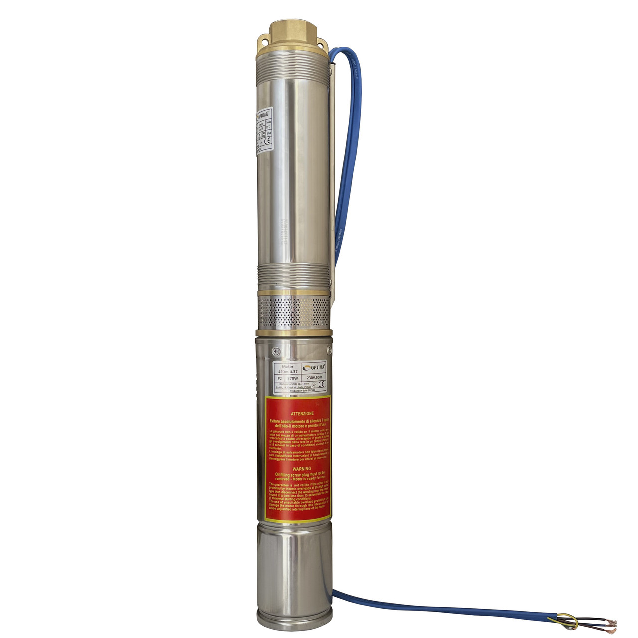 Свердловинний насос із підв. стійка. до піску OPTIMA 4SDm3/6 0.37 кВт 44м + пульт+кабель 1.5м NEW