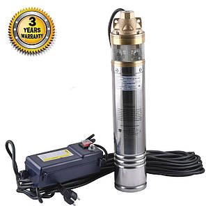 Насос вихровий свердловинний OPTIMA 4SKm150 PRIME 1.1 кВт + кабель 20м + пульт, фото 1