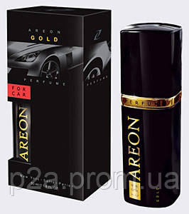 Areon Car Perfume 50ml Black Silver пластик