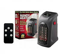 Нагрівач електричний тепловентилятор портативний з пультом таймером HANDY HEATER 5846 (220V/400wat)