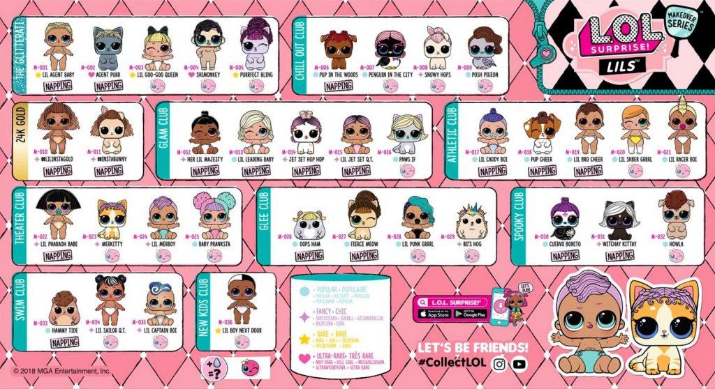 Lol surprise pets series 3 wave 2 checklist sale
