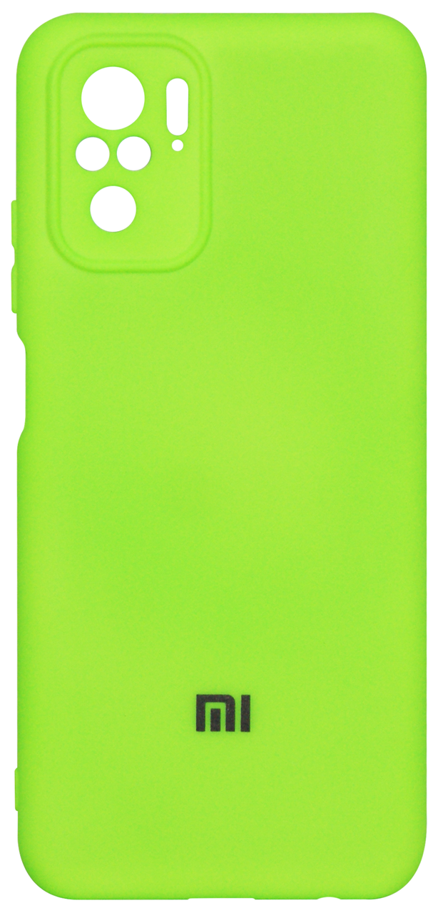 Силікон Xiaomi Redmi Note 10/Note 10S/Poco M5S Silicone Case Ярко-зеленый
