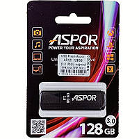 USB Flash Aspor AR121 128GB (3.0 USB)- чорний