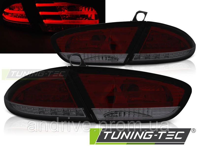 Задние Фонари для SEAT LEON (2009-2013) Диодные RED-SMOKE (ЦЕНА ЗА ПАРУ ...