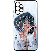 Чехол для Samsung A32 4G- Prisma Ladies Girl in a hat