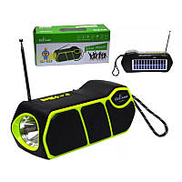 Радіо з ліхтариком і сонячною панеллю cclamp CL-823 повербанк, ліхтар, радіо FM, Bluetooth