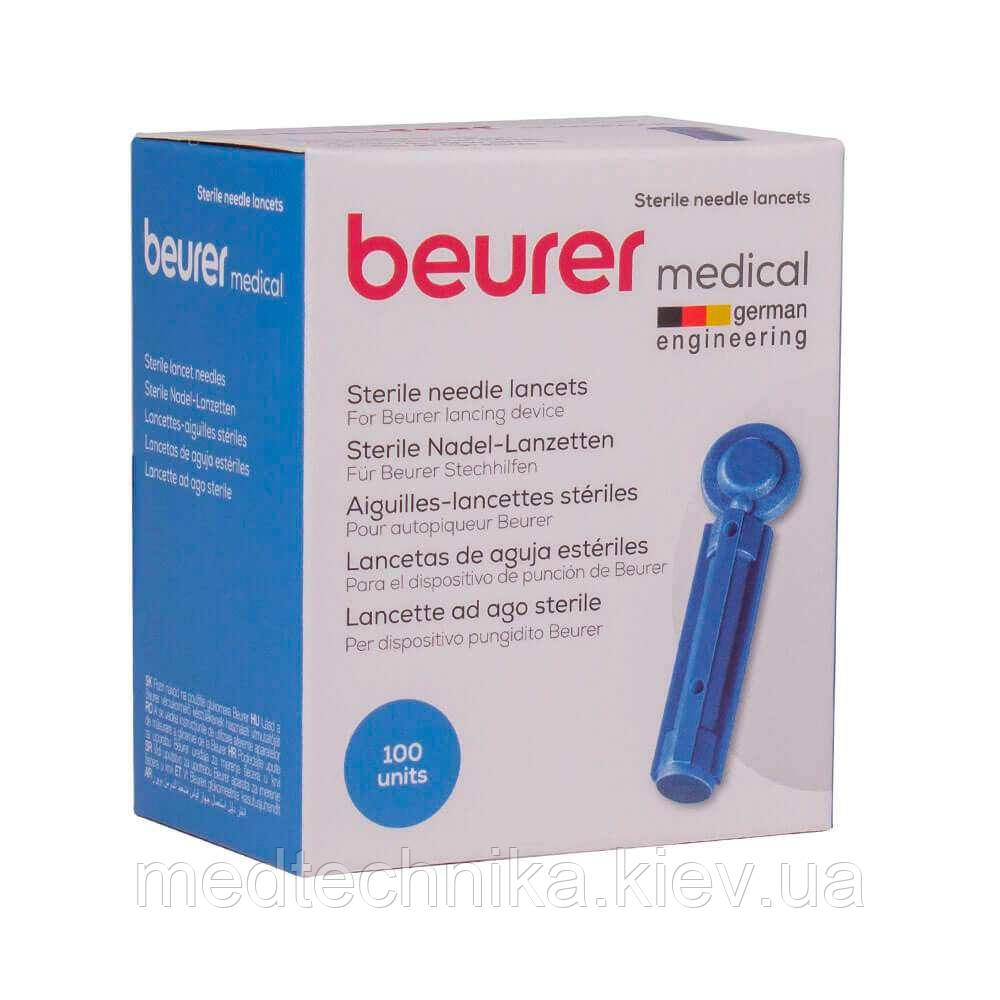 Ланцети для глюкометрів Beurer, 100 штук