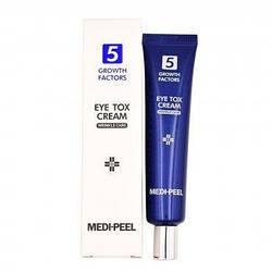 Омолоджувальний ліфтинг-крем для повік із пептидним комплексом Medi-Peel 5 Growth Factors Eye Tox Cream 40ml