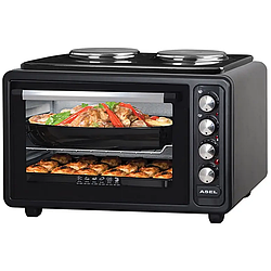 Електрична духовка ASEL AF-0125 (40 літрів із 2 конфорками)