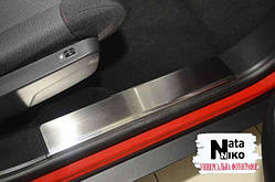 Накладки на внутрішні пороги Renault Captur з 2015 р. (NataNiko)