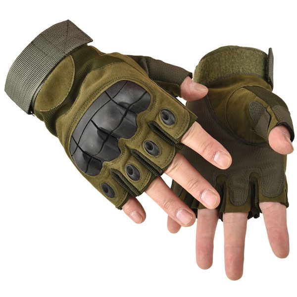 Тактичні рукавички без пальців T10 Tactical, фото 1