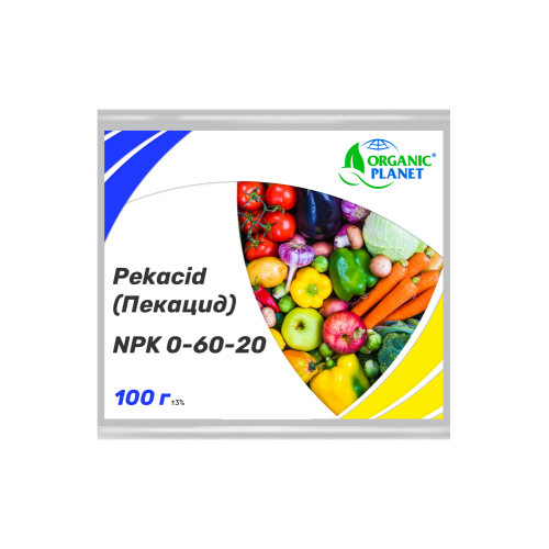 Pekacid (Пекацид), Мінеральне добриво, NPK 0-60-20, 100 г