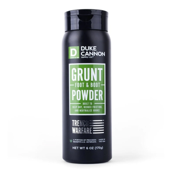 Присипка для ніг Duke Cannon Grunt Foot & Boot Powder