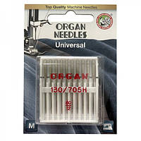Иглы швейные универсальные ORGAN №80 для бытовых швейных машин блистерная упаковка 10 штук (6505)