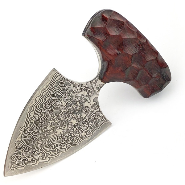 Ніж Damascus Wood Push Dagger