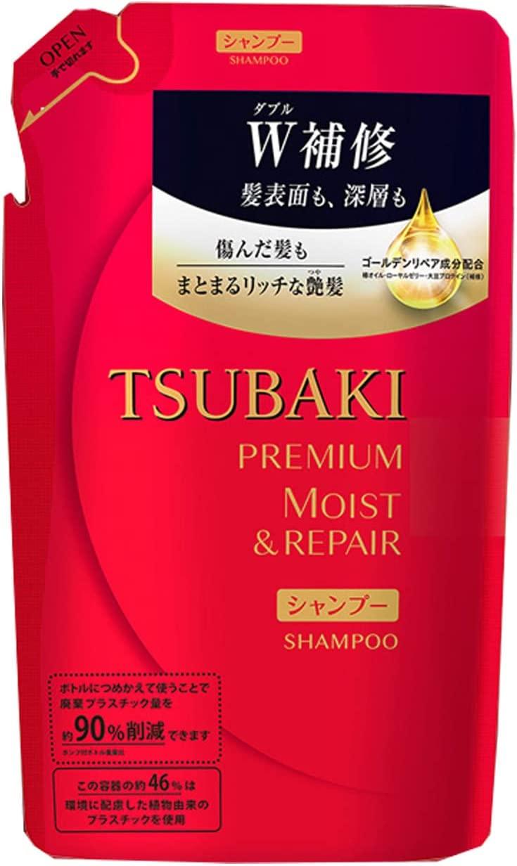 Shiseido Tsubaki Premium Moist Shampoo зволожуючий шампунь преміумкласу, поповнення 330 мл