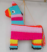 Пиньята ослик лошадка лошадь лама пиньята лошадка пиньята лама яркая разноцветная радужная