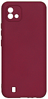 Силікон Realme C11 Silicone Case Бордовий