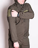 Костюм демісезонний софтшелл 100™ 46-56р ЗСУ олива 48, фото 2