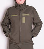 Костюм демісезонний софтшелл 100™ 46-56р ЗСУ олива 48, фото 3