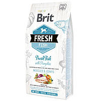 Brit Fresh Fish / Pumkin Adult Large 2.5 кг сухий корм для дорослих собак великих порід