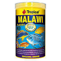 Сухий корм для акваріумних риб Tropical в пластівцях «Malawi» 1 л (для травоїдних цихлид)
