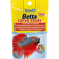 Сухой корм для аквариумных рыб Tetra в палочках «Betta Larva Sticks» 5 г (для петушков)