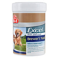 Пивные дрожжи 8in1 Excel «Brewers Yeast» 260 таблеток (для кожи и шерсти)