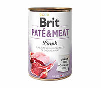 Brit Pate & Meat Lamb 0.4 кг вологий корм для собак (курка і ягня)