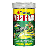 Сухий корм для акваріумних риб Tropical в гранулах «Welsi Gran» 100 мл (для донних риб)