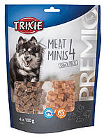 Ласощі для собак Trixie PREMIO Meat Minis 4 x 100 г (курка, качка, яловичина, баранина)
