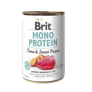 Brit Mono Protein Dog з тунцем і солодкою картоплею 400 г