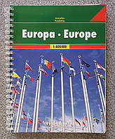 Атлас автошляхів Європи Freytag & Berndt Масштаб 1:800 000 спіраль