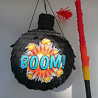 Пиньята бомба ядро пираты пиратская шар на день рождения бумажная для праздника Пираты Бомба ядро пиратская