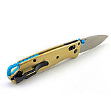 Ніж Benchmade 535 Bugout Custom Brass, фото 5
