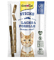 Ласощі для котів GimCat Sticks Lanchs & Forelle 4 шт. (лосось та форель)