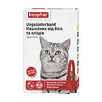 Нашийник для котів Beaphar 35 см (від зовнішніх паразитів, колір: червоний)