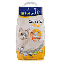 Наповнювач туалета для котів Biokat's Classic 3in1 10 л (бентонітовий)