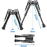 Сошки Harris 1A2-BR Bipod 6"-9" M-LOK, фото 3